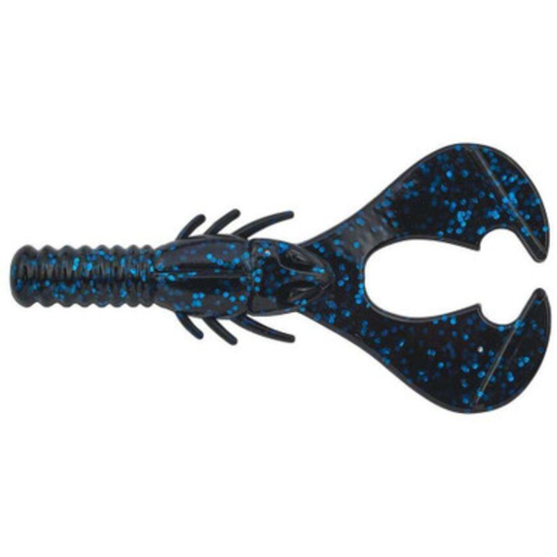 Berkley PowerBait Shape 108 - 3.5in - Black Blue Fleck