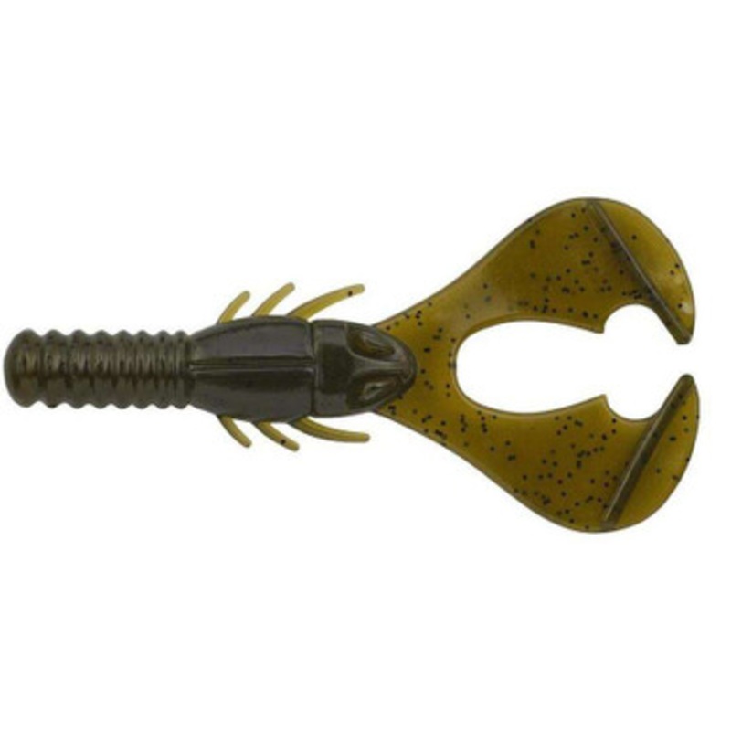 Berkley PowerBait Shape 108 - 4in - Green Pumpkin