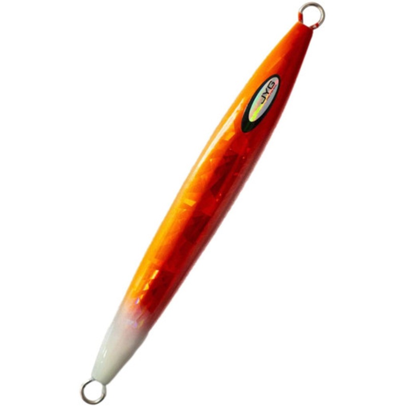 JYG PRO Fishing Semy Slow Pitch Jig - 130g - Orange Red