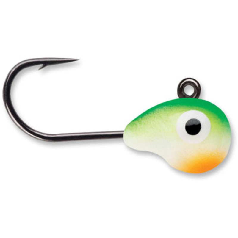 VMC Tungsten Tubby Jig - 1/64oz - Green Orange Glow