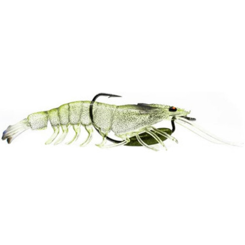 Chasebaits Flick Prawn Heavy - 3.7in - Banana Prawn