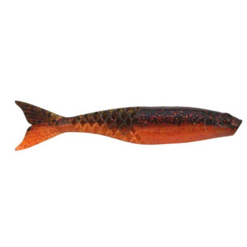 Berkley PowerBait PowerStinger - 3.5in - Watermelon Copper/Orange w/Red