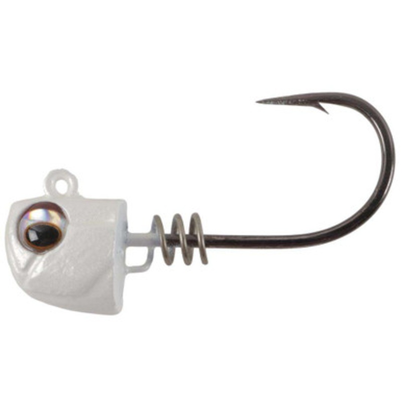 No Live Bait Needed (NLBN) Screwlock Jigheads - 3'' Bait - 3/4oz - HYB