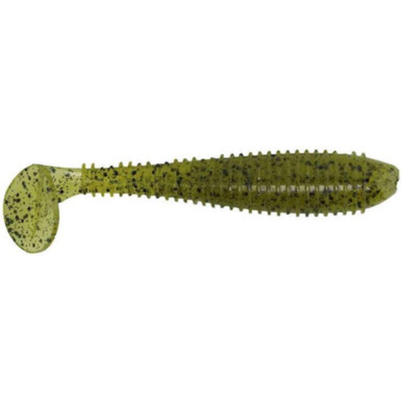 Bass Assassin Lit'l Boss Swimbait- Green Pumpkin