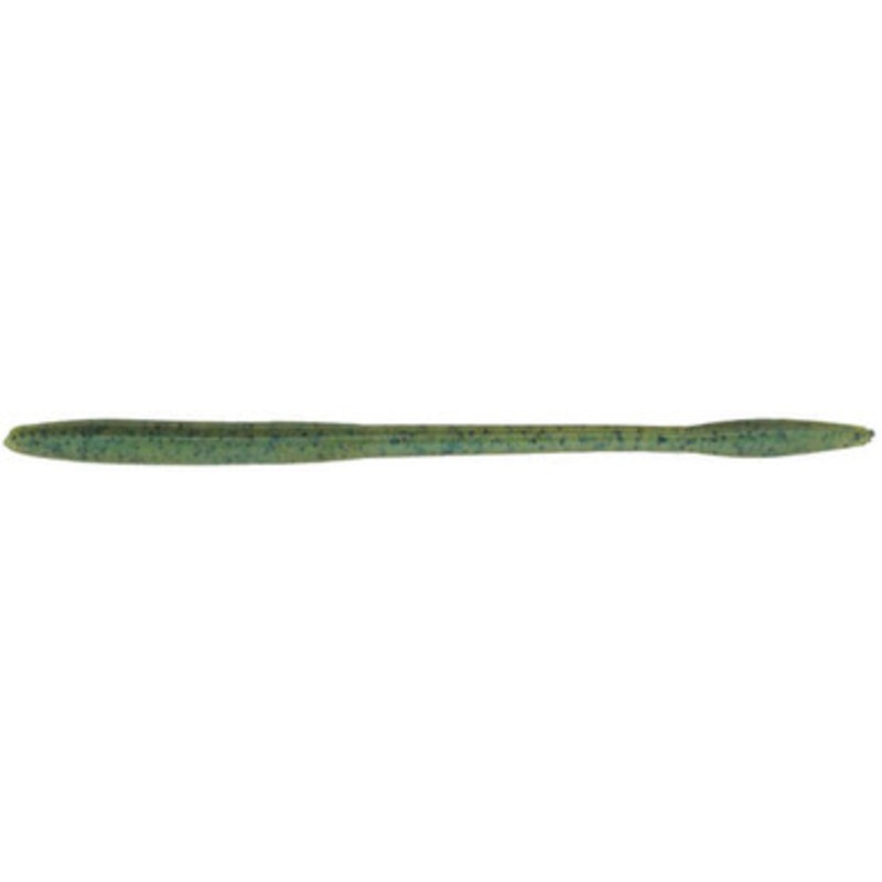 Bass Assassin Tapout Worm - 7.5in - Green Pumpkin Bluegill