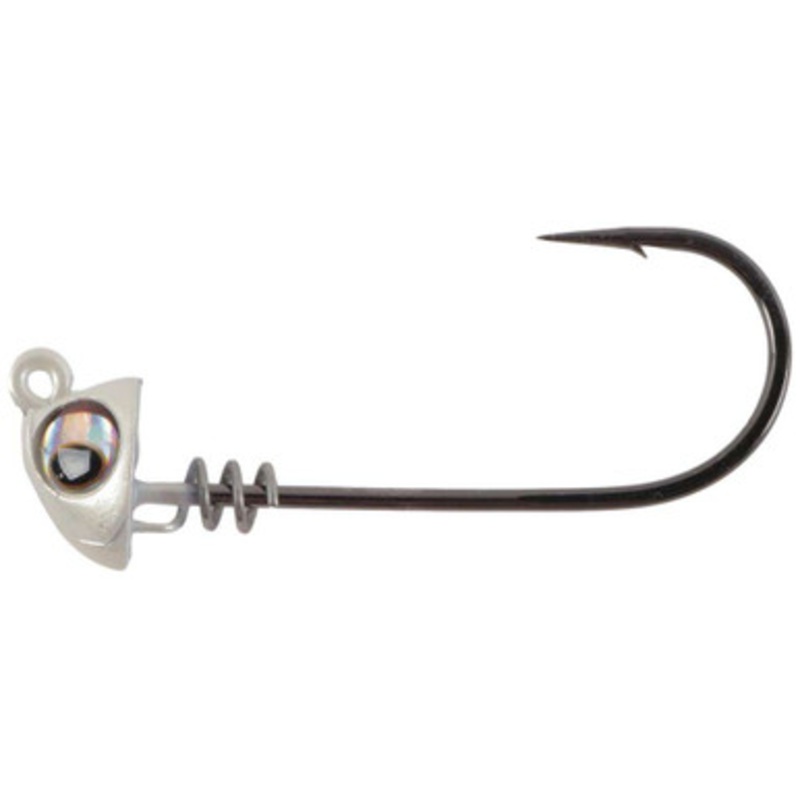 No Live Bait Needed Screwlock Jigheads - 8'' Bait - 1oz - HYB