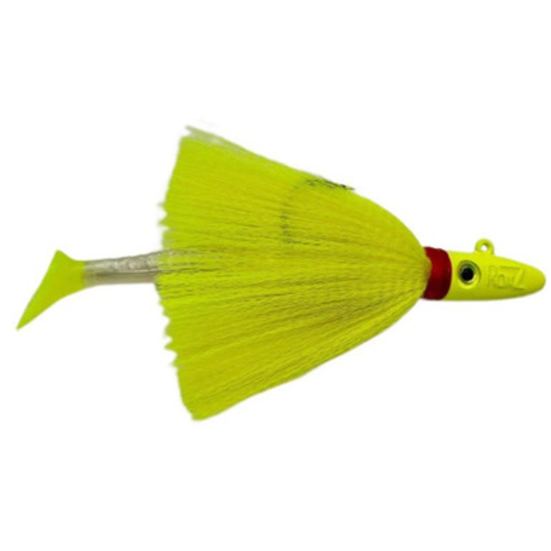 RonZ Paddle Hawk Jig - Chartreuse/Pearl