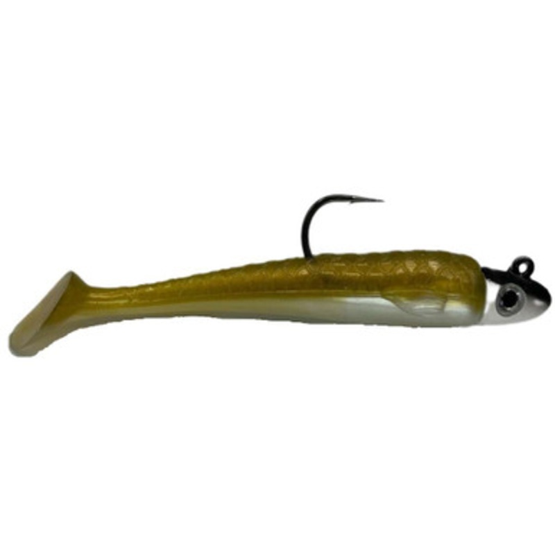 RonZ Z-Fin Original Series Rigged Paddletail - 5in - 1.5oz - Snd Eel
