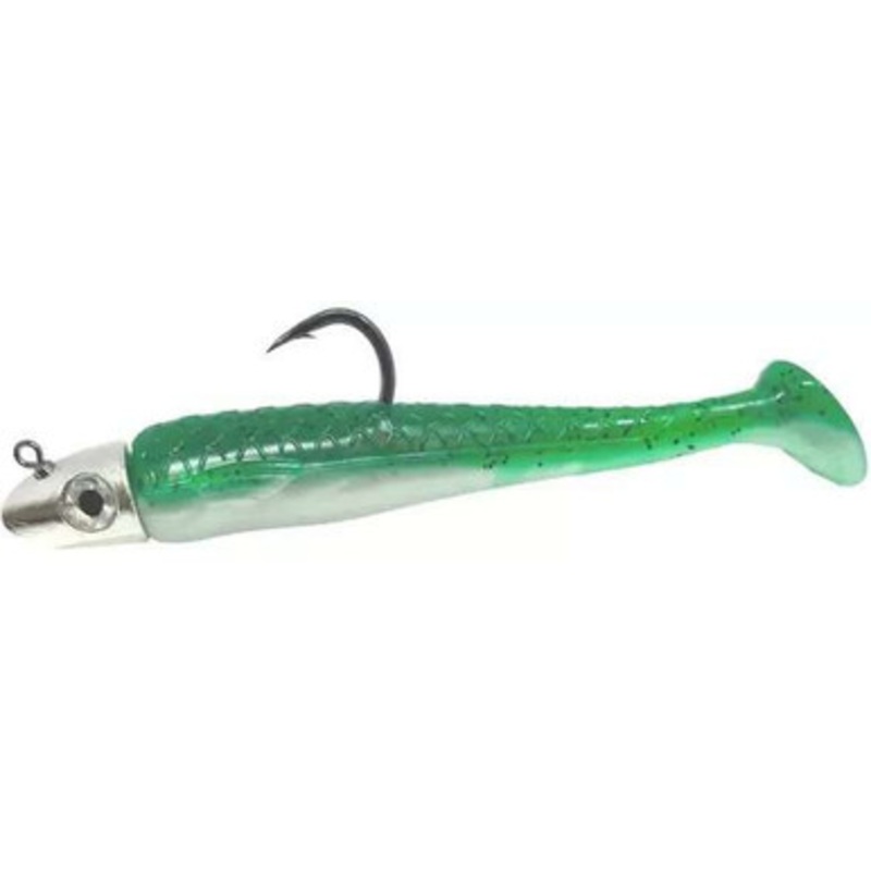 RonZ Z-Fin Big Game Series Rigged Paddeltail - 6in - 3oz - Mackerel