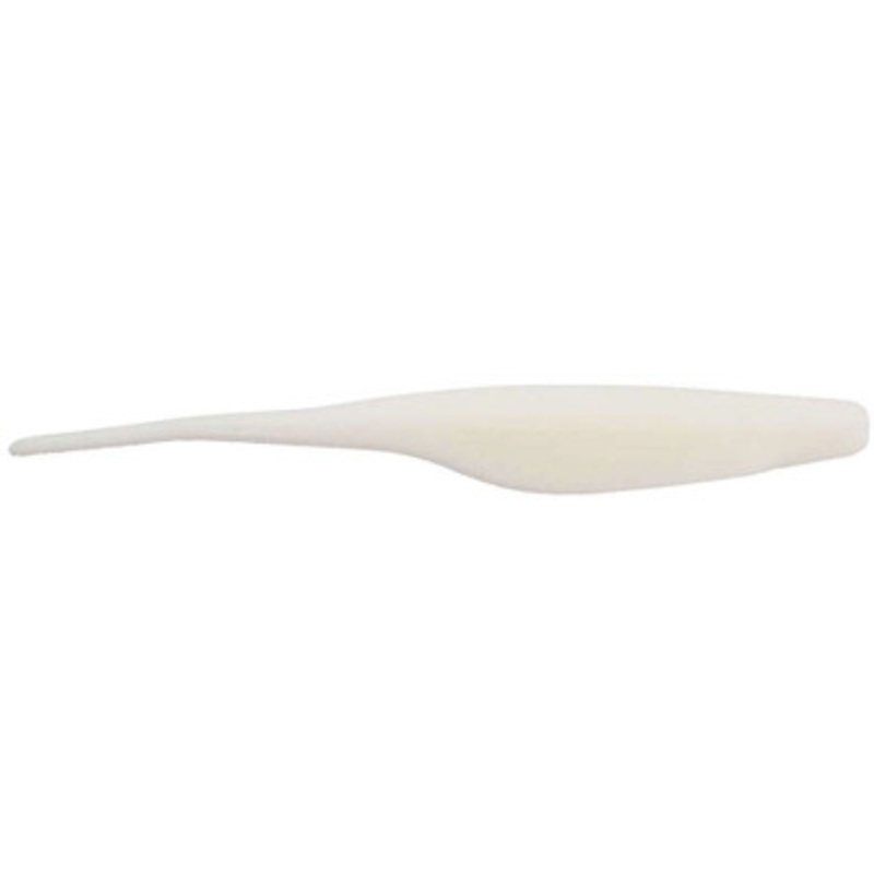 Bass Assassin Straight Tail Shad - 5in - White