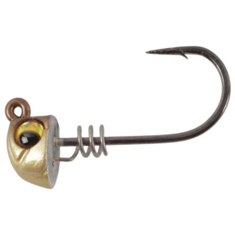 No Live Bait Needed (NLBN) Screwlock Jigheads - 3'' Bait - 1/4oz - TT