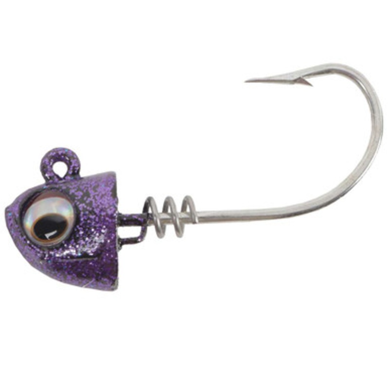 No Live Bait Needed Screwlock Jigheads - 5'' Bait - 1 1/2oz - PH