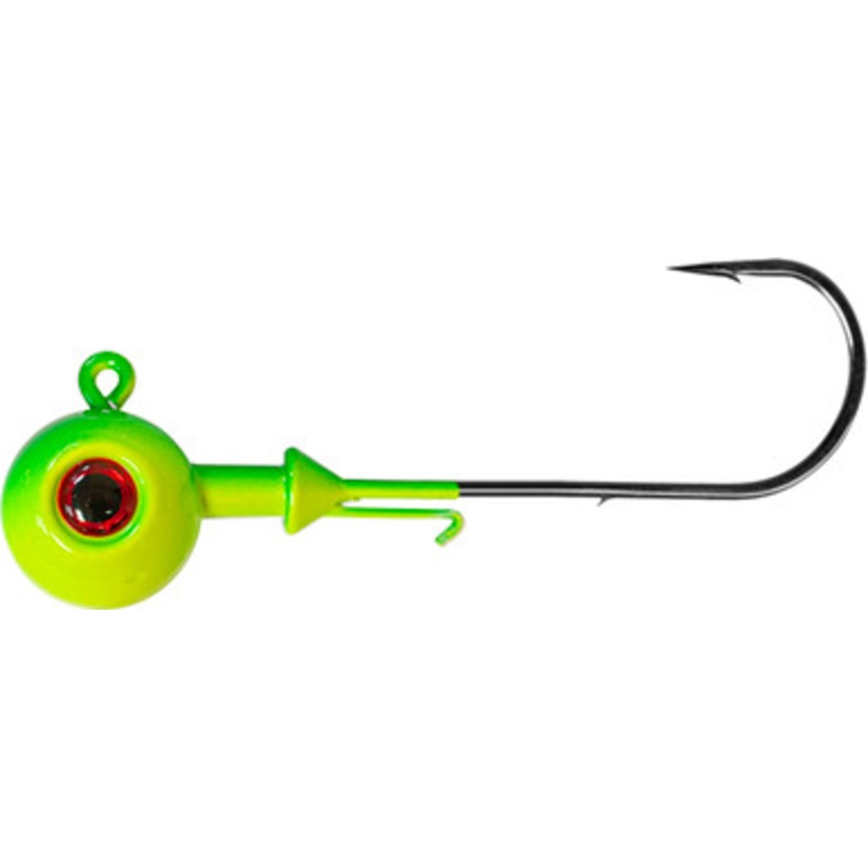 Tsunami Ball Head Jig - 1oz - Chartreuse/Green