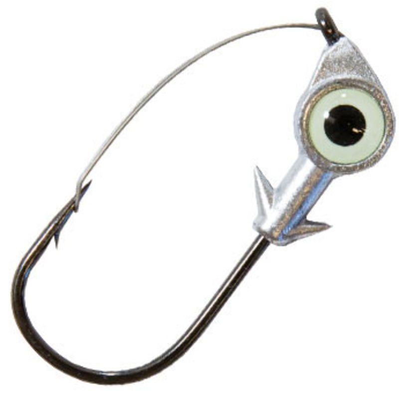 Z-Man Weedless Eye Jighead - 1/8oz - Glow