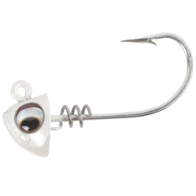 No Live Bait Needed Screwlock Jigheads - 5'' Bait - 1 1/2oz - HYB