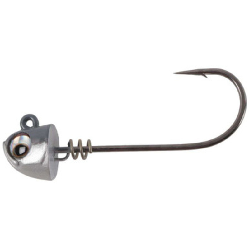 No Live Bait Needed Screwlock Jigheads - 8'' Bait - 2oz - Mullet Run