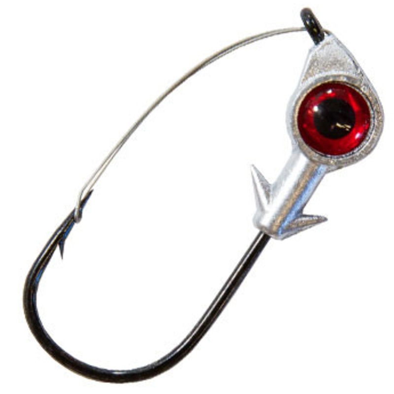 Z-Man Weedless Eye Jighead - 1/4oz - Red