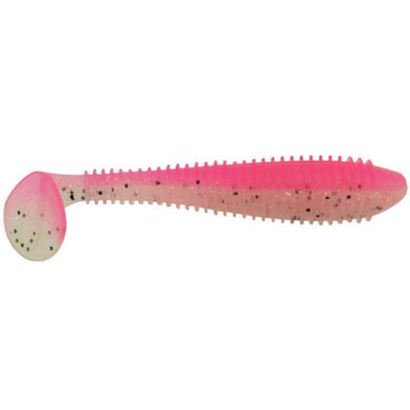 Bass Assassin Lit'l Boss Swimbait- Pink Ghost