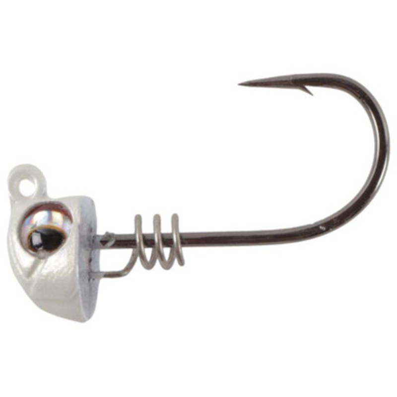 No Live Bait Needed (NLBN) Screwlock Jigheads - 3'' Bait - 3/8oz - HYB