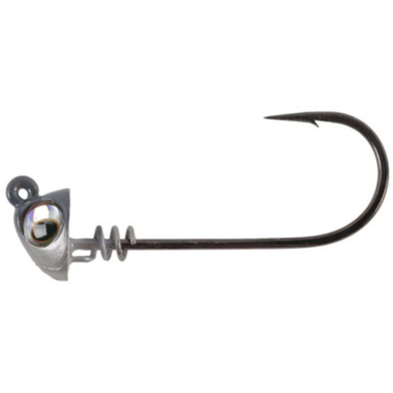No Live Bait Needed Screwlock Jigheads - 8'' Bait - 3/4oz - Mullet Run