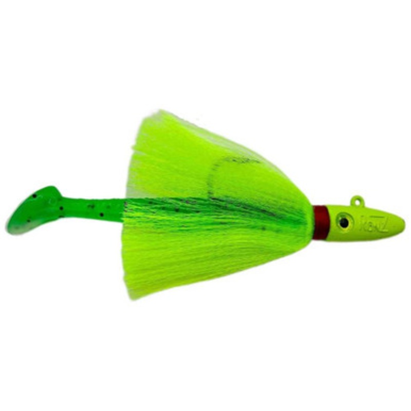 RonZ Paddle Hawk Jig - Green/White