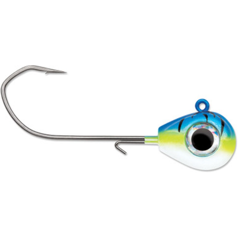 VMC Sleek Jig - 3/8oz - Blue Fire UV