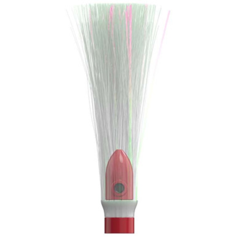 WolfPack Tackle Ahi Trolling Head - 5.5oz - Buoy Red Head - Crystal Hair
