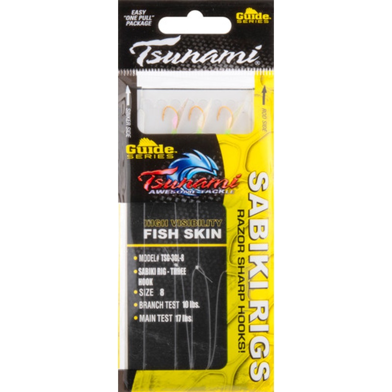 Tsunami Guide Series 3-Hook Sabiki Rig