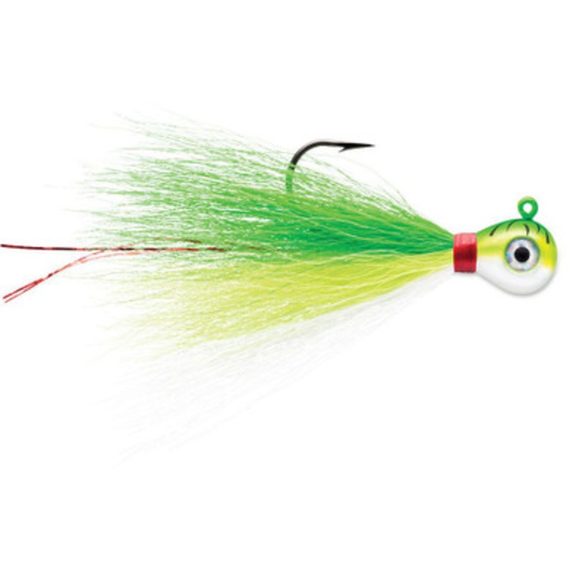 VMC Bucktail Jig - 3/8oz - Green Fire UV
