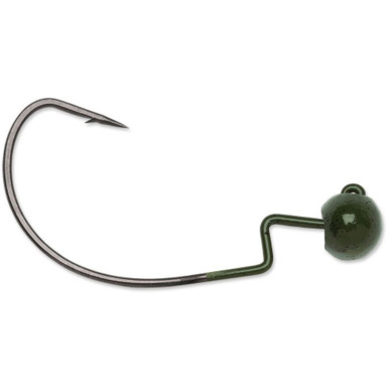 VMC Finesse Rugby Jig - 3/16oz - Green Pumpkin