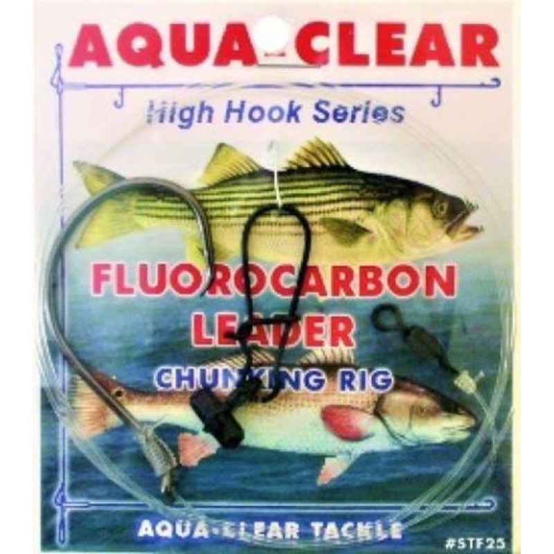 Aqua-Clear STF-7BHFF Striped Bass Fluorocarbon Rig