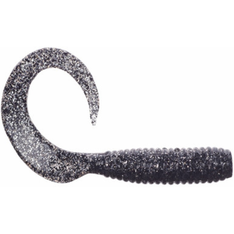 Berkley Gulp! Saltwater Grub - 6 in. - Black Bling