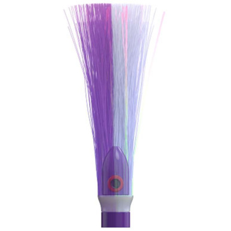 WolfPack Tackle Ahi Trolling Head - 3.5oz - Betta Purple Head - Crystal/Purple Hair