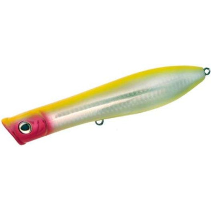 Tsunami TSTP6F Talking Popper Lure - 6'' - 1-3/4 oz 223 Yellow Red Head