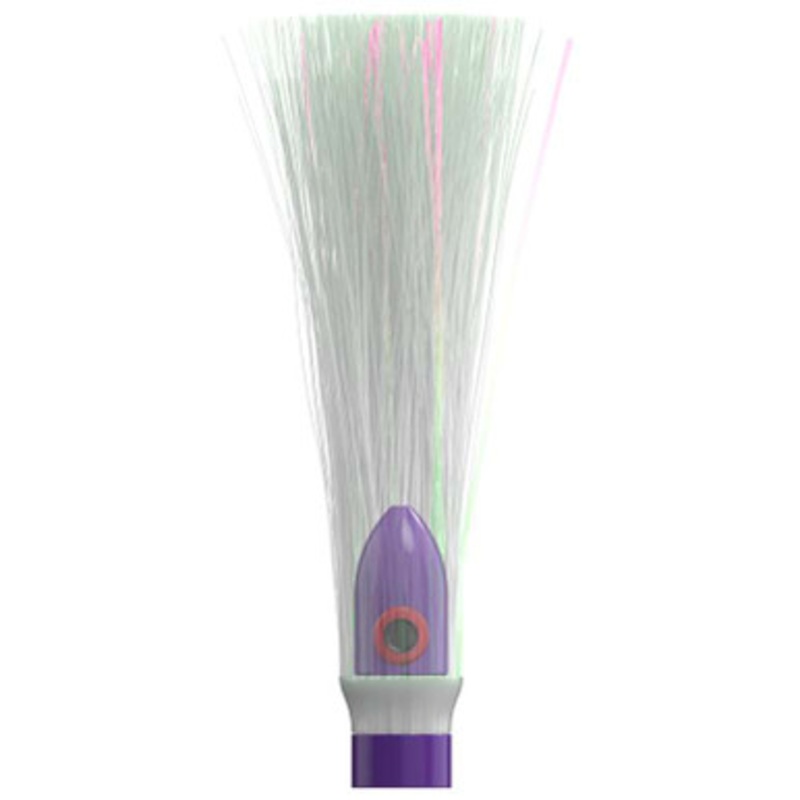 WolfPack Tackle Ahi Trolling Head - 3.5oz - Betta Purple Head - Crystal Hair