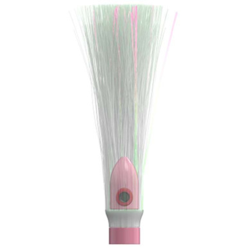 WolfPack Tackle Ahi Trolling Head - 5.5oz - Salmon Pink Head - Crystal Hair