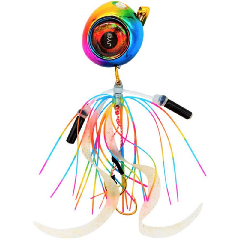 JYG PRO Fishing Eyedrop Jig - 80g - Rainbow