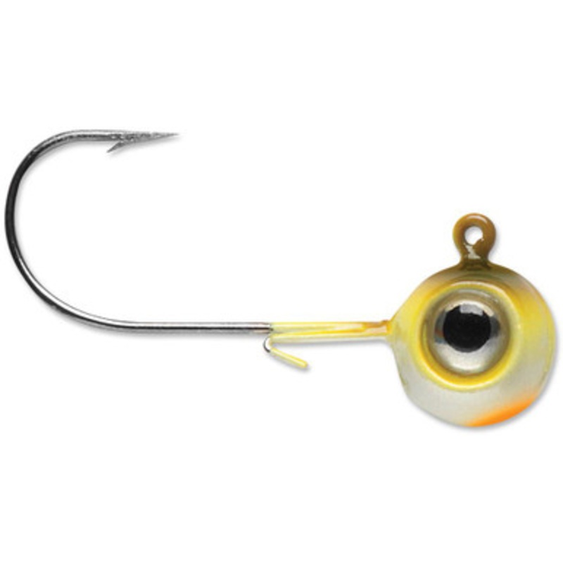 VMC Neon Moon Eye Jigs - 1/4oz - Yellow Perch