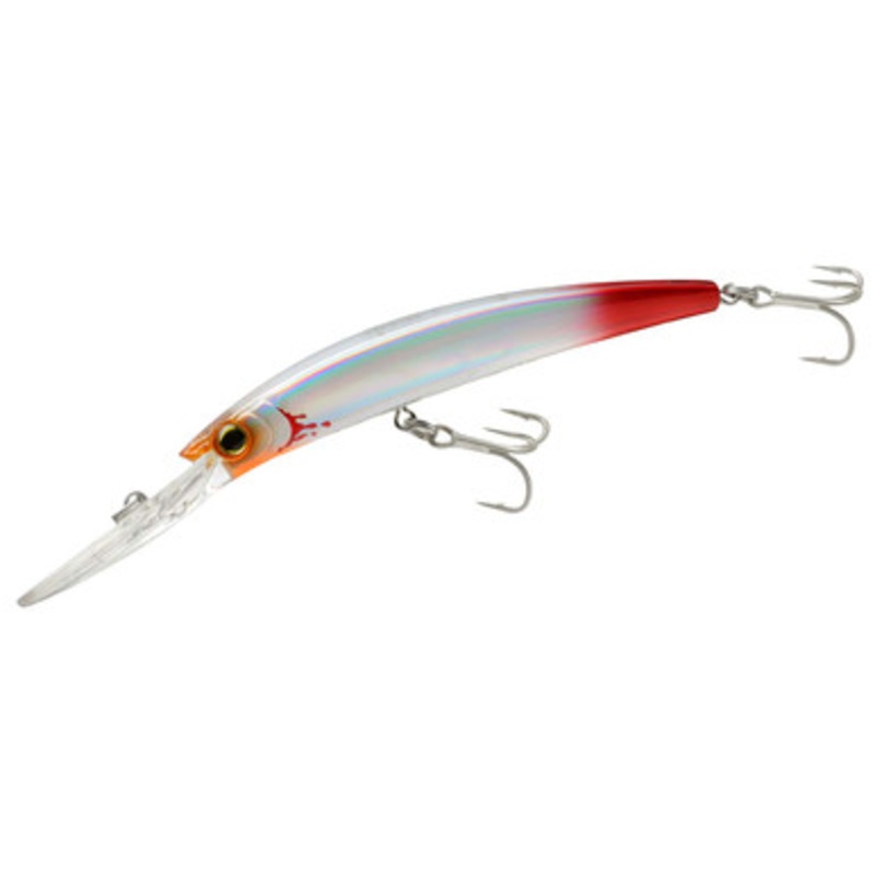 Yo-Zuri Crystal Minnow R1134 Deep Diver 3-1/2in HBGS Bleeding Ghost Shad