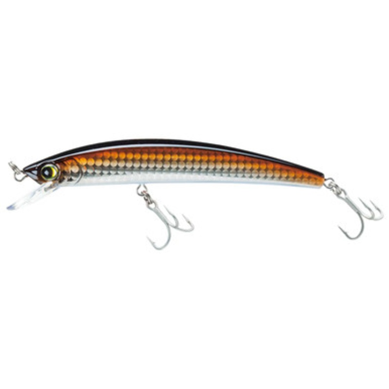 Yo-Zuri Crystal Minnow Suspending R1132 HRSN Holographic Bronze Shiner