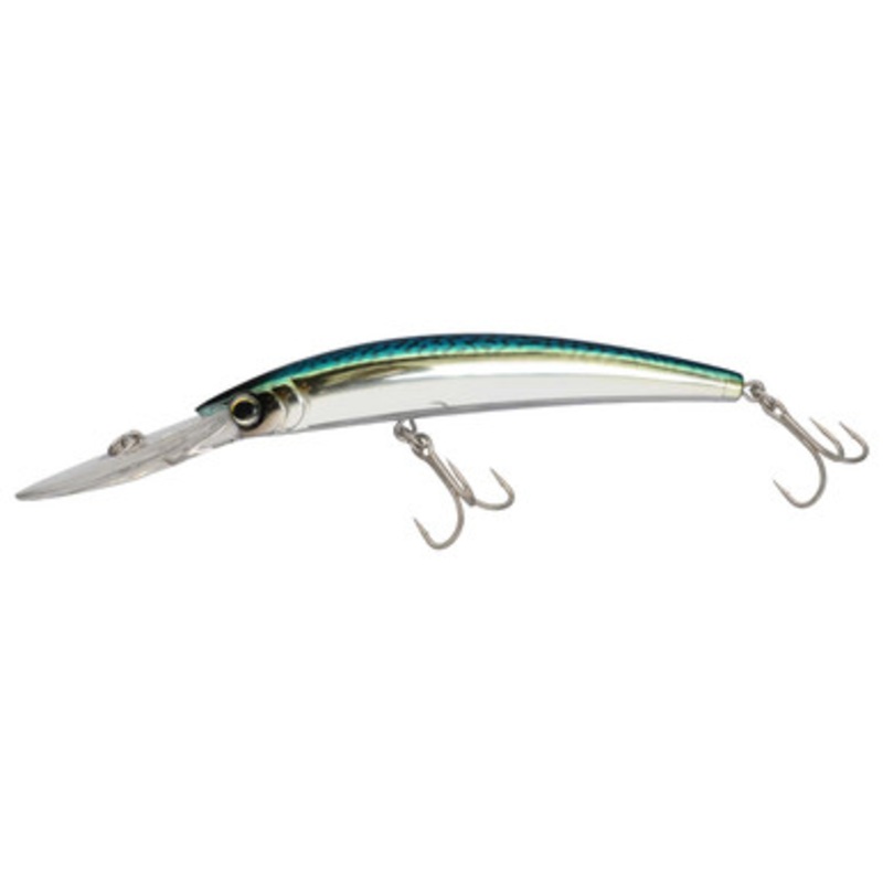 Yo-Zuri Crystal Minnow R1135 Deep Diver 4-3/8in HGM Holographic Green Mackerel