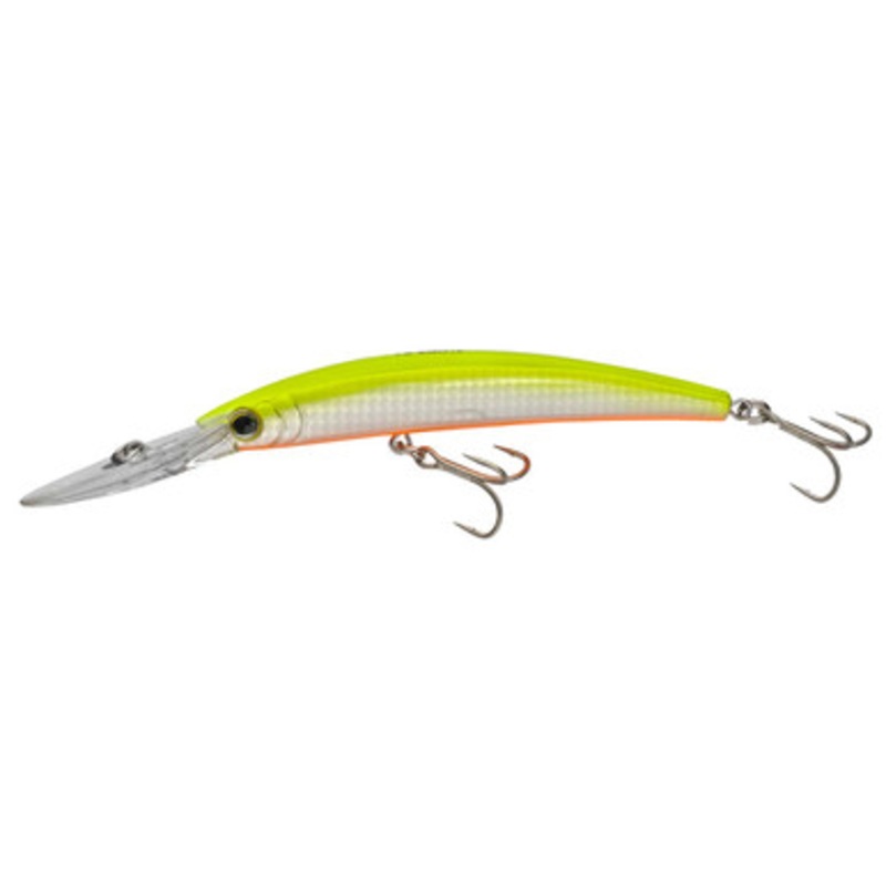 Yo-Zuri Crystal Minnow R1135 Deep Diver 4-3/8in HCL Holographic Chartreuse