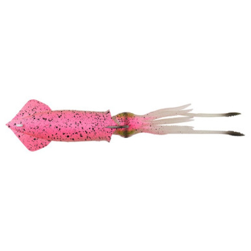 Savage Gear 3D TPE Swim Squid - 10in - Pink Glow
