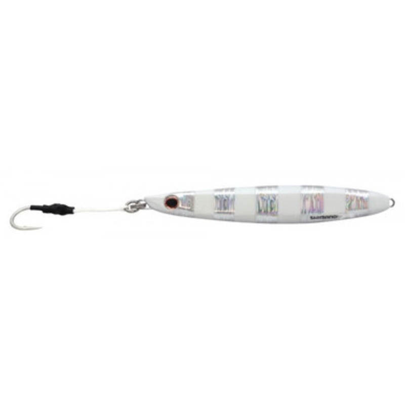 Shimano BFLFS112 Butterfly Flatside Jig - 112g Zebra Glow