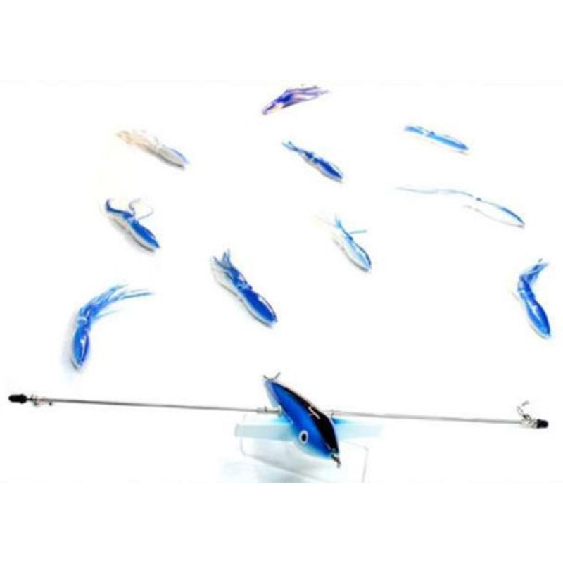 Tormenter Sidewinder Spreader Bar - Port - Skip Jack Blue/White