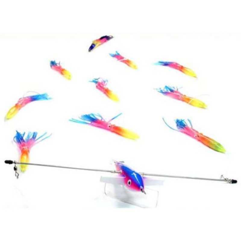 Tormenter Sidewinder Spreader Bar - Port - Pink/Blue Rainbow