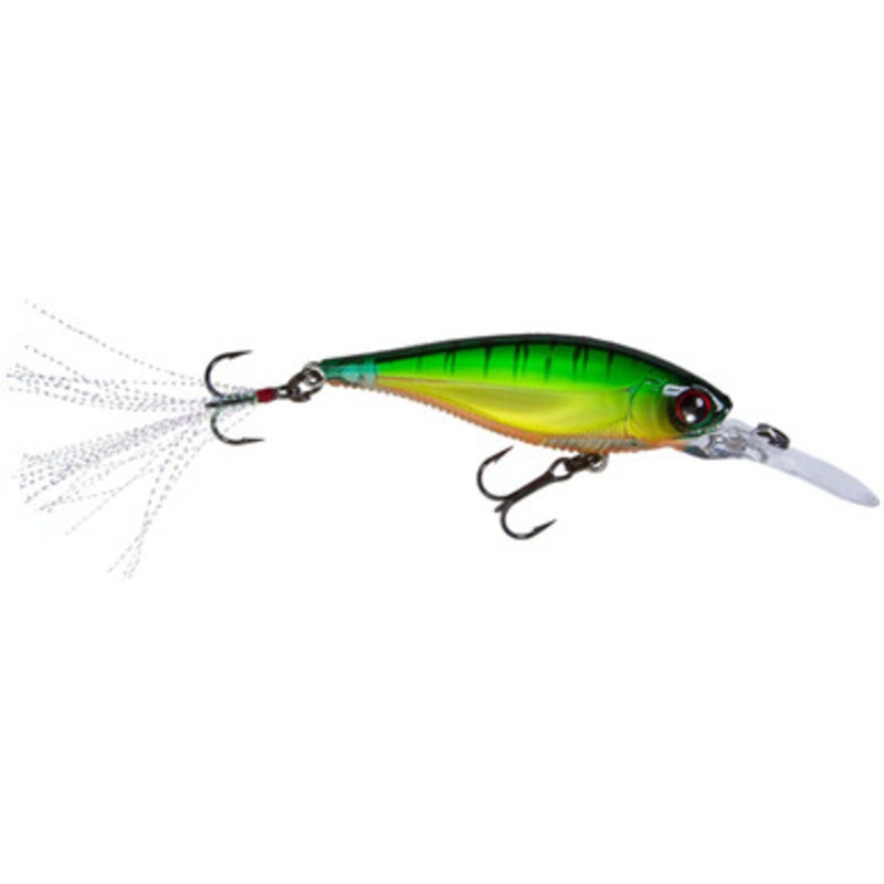 Yo-Zuri R1104 3DB Shad Lure PFT Prism Fire Tiger
