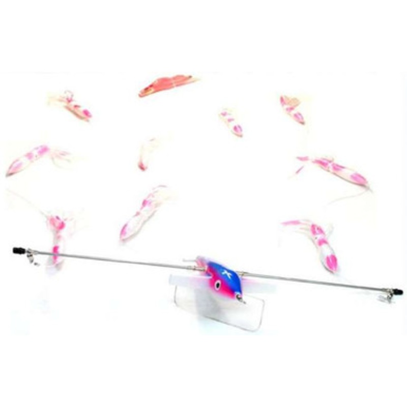 Tormenter Sidewinder Spreader Bar - Port - Pink/Blue Pink/White