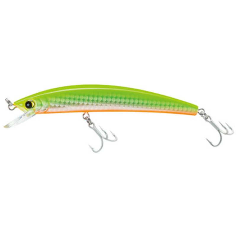 Yo-Zuri R1125 Crystal Minnow Floating Lure HCL Holographic Chartreuse