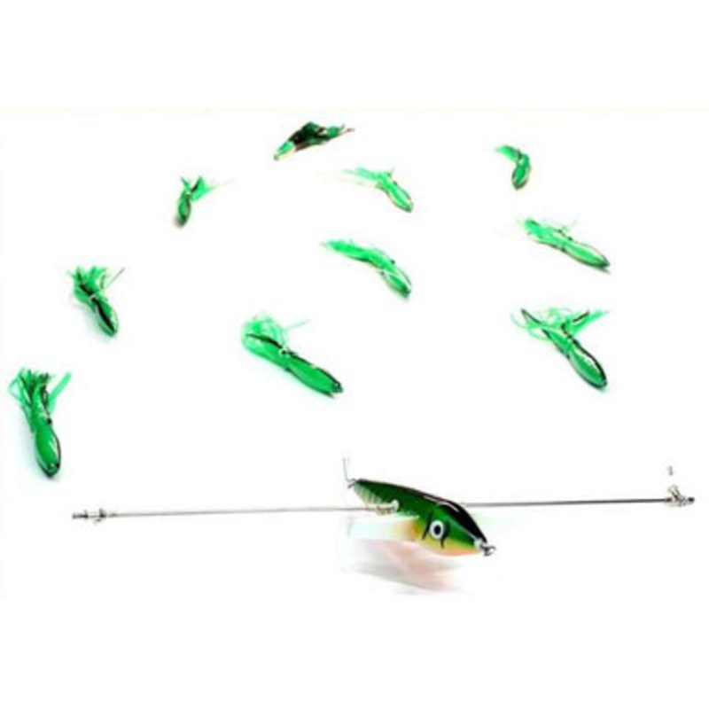 Tormenter Sidewinder Spreader Bar - Port - Mackerel Dark Green
